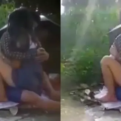 Pinoy Public Agent - Umbrella Cover with Lover