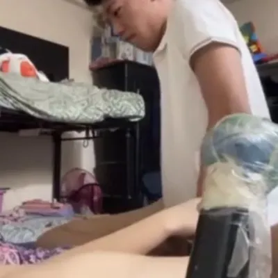 Hirap na Hirap si Matmat Ipasok Ang Burat sa Masikip na Bilat ni Katkat